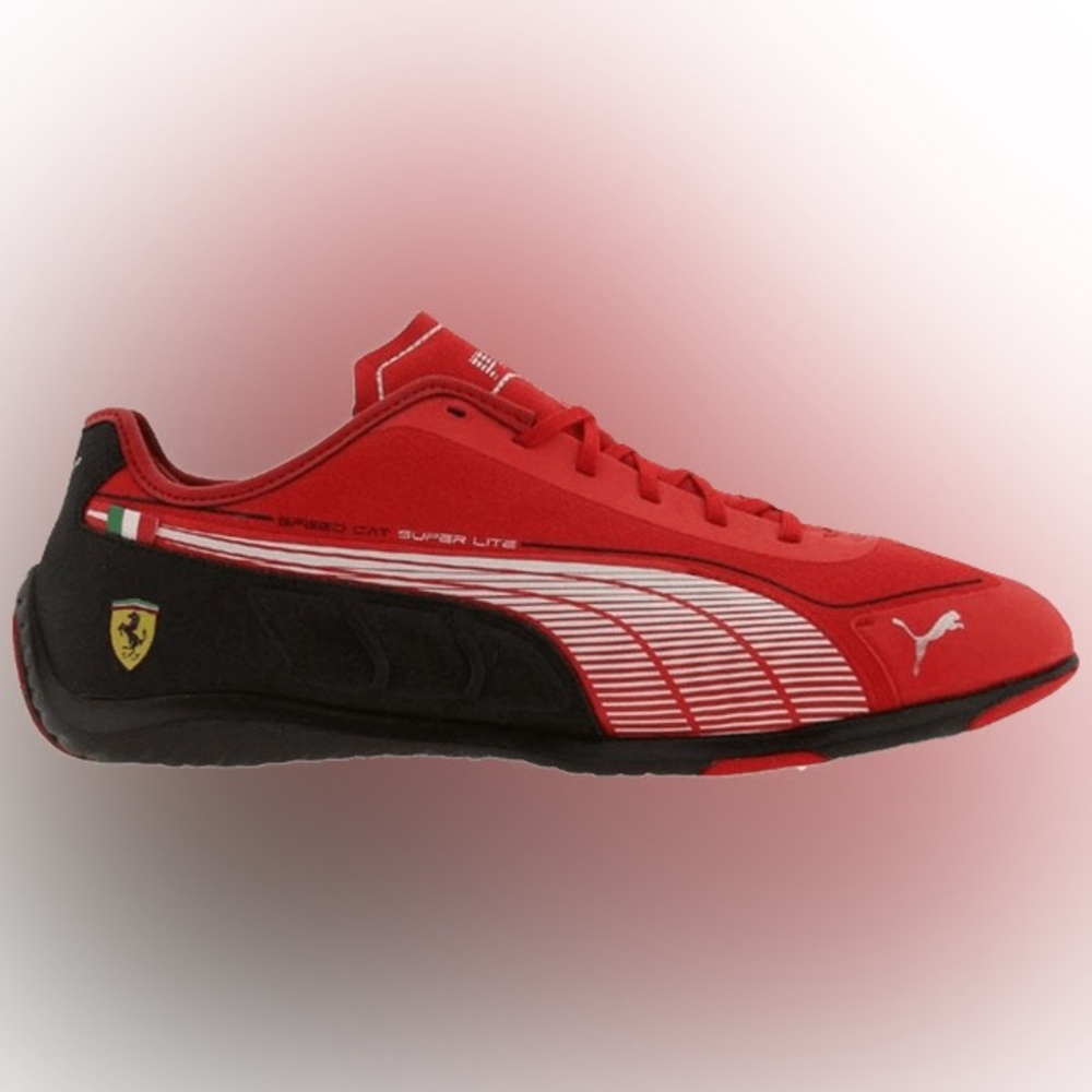 RARE Men’s Puma & Ferrari Lace Up Sneakers Size 8.5 GREAT CONDITION! 🚘